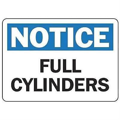 Pk-2 Notice Sign,7 x 10In,BL and BK/WHT,ENG Pk-2 Notice Sign,7 x 10In,BL and BK/WHT,ENG